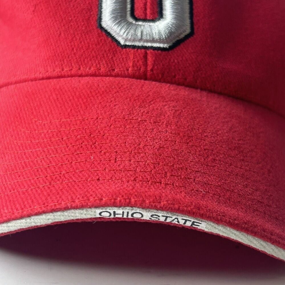 Ohio State Buckeyes Vintage Hat/cap, Red Donegal Bay made in USA adjustable - Picture 11 of 11